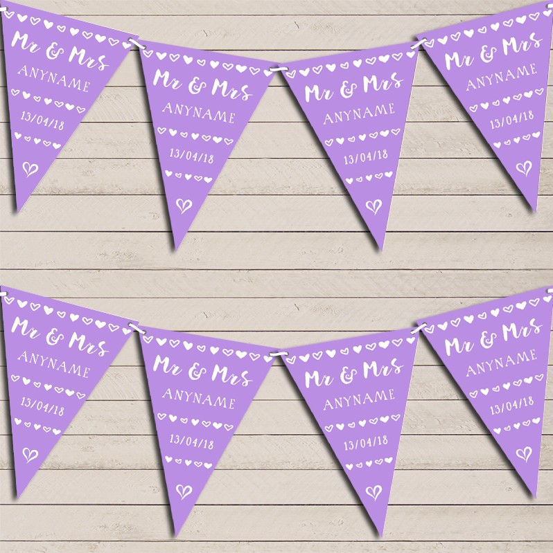 Hearts Party Decoration Crystal 15th Wedding Anniversary Bunting Party Banner
