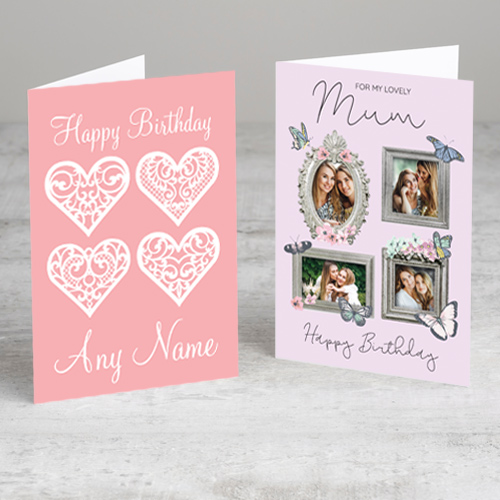 Personalised Birthday Cards For Her